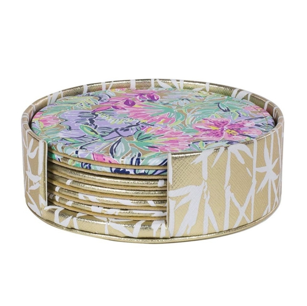 Lilly Pulitzer Coasters Set Slathouse Soiree